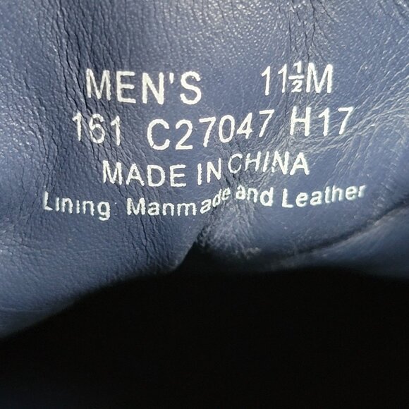 Cole Haan 2.ZeroGrand Chukka Boots Mens Sz 11.5 M Navy Blue Gray Leather C27047 - Picture 8 of 8